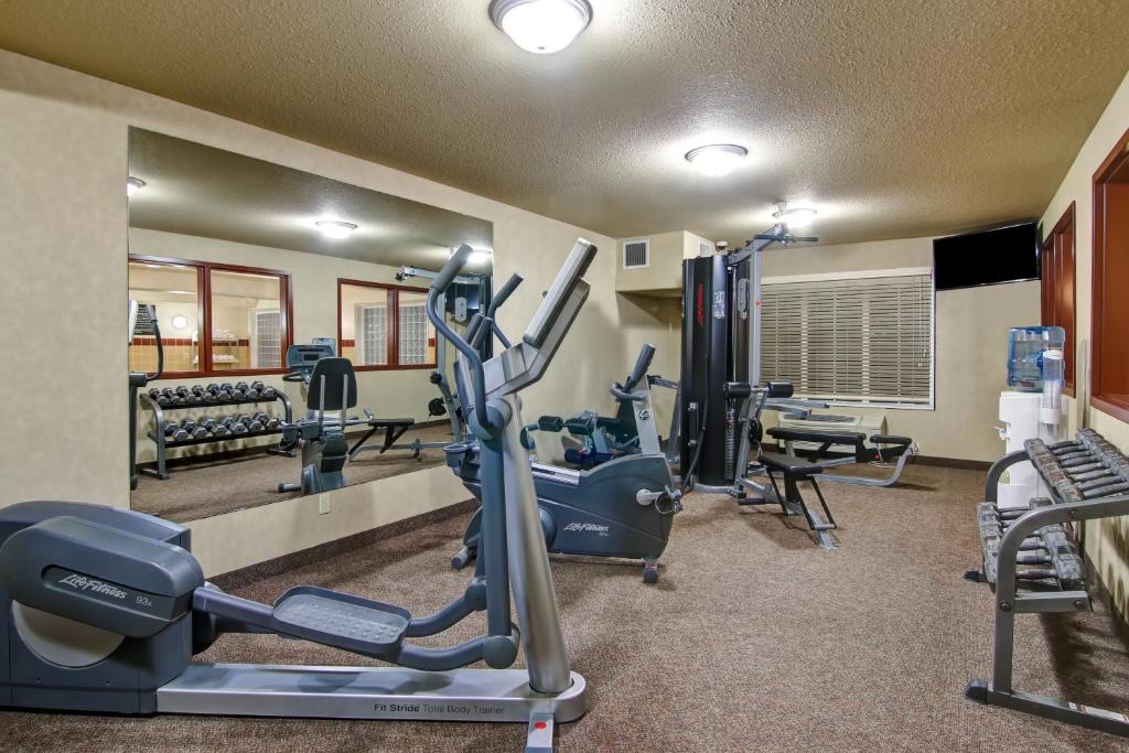 Fitness centrum a/nebo fitness zařízení v ubytování Canalta Provost