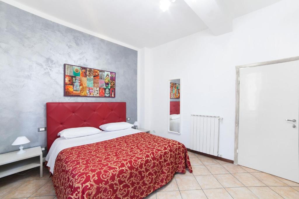A bed or beds in a room at B&B La Cittadella