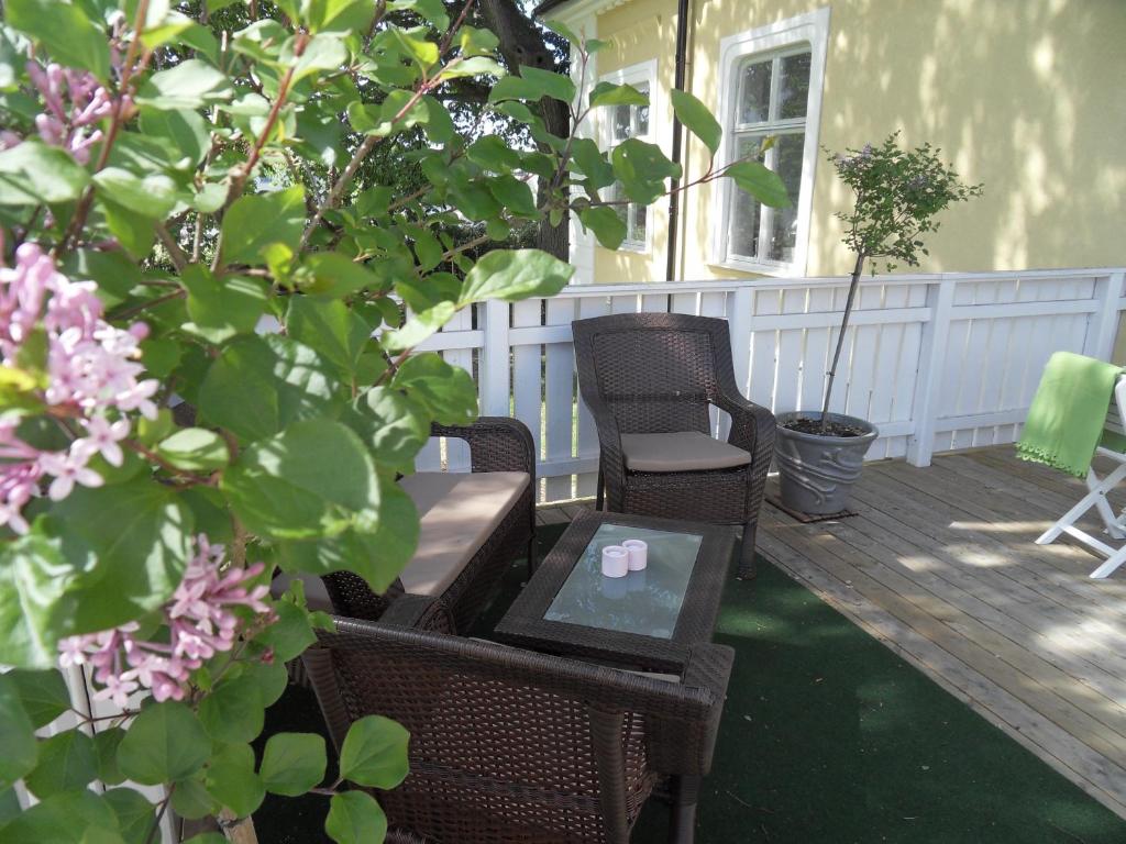 Posezení v ubytování Annas Hotell
