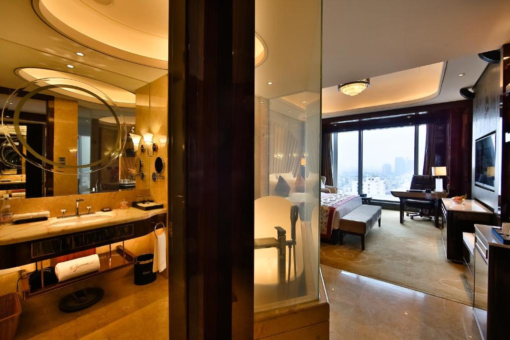 Posezení v ubytování Chengdu CYNN Hotel
