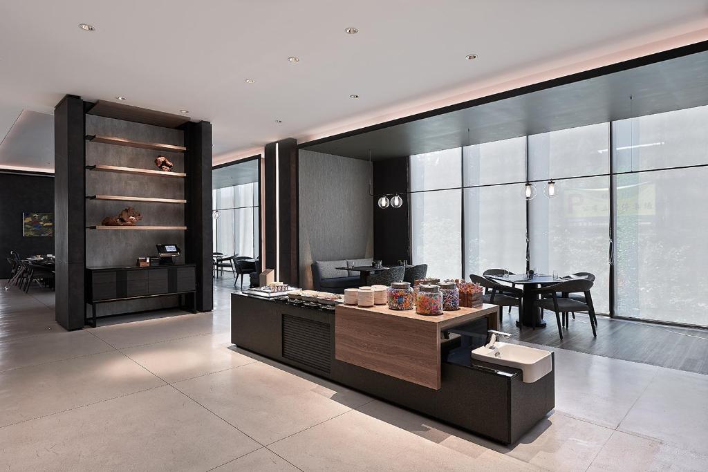Posezení v ubytování MU Jiaoxi Hotel