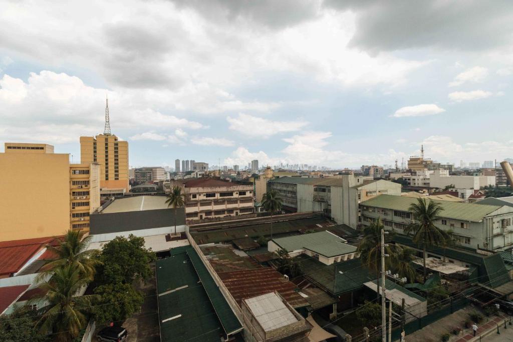 Nespecifikovaný výhled na destinaci Manila nebo výhled na město při pohledu z hotelu