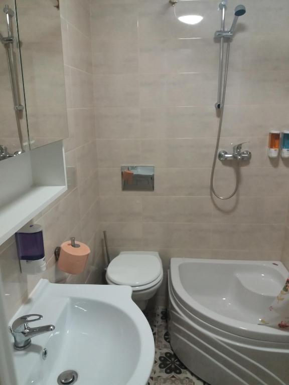 Koupelna v ubytování 12 Residence Cotroceni