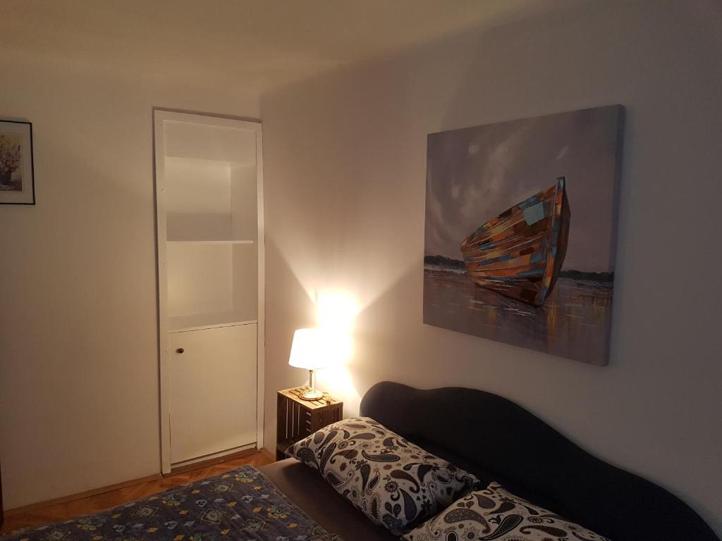 Posteľ alebo postele v izbe v ubytovaní Apartment Urban garden