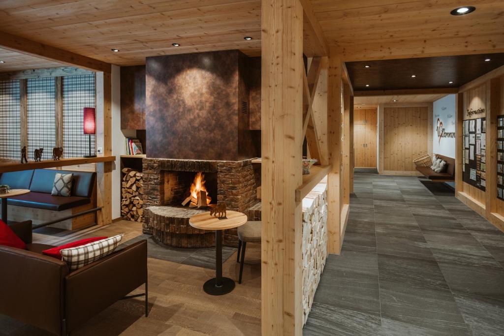 Posezení v ubytování Adler Adelboden