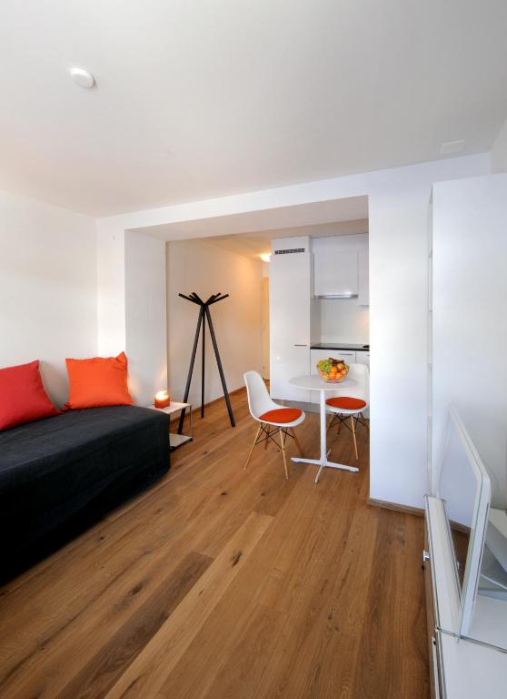 Kuchyň nebo kuchyňský kout v ubytování Hotel Sternen