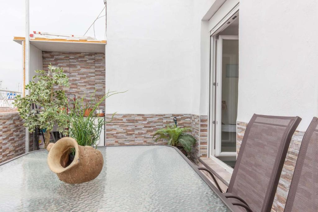 Posezení v ubytování Atico Gran Terraza Triana