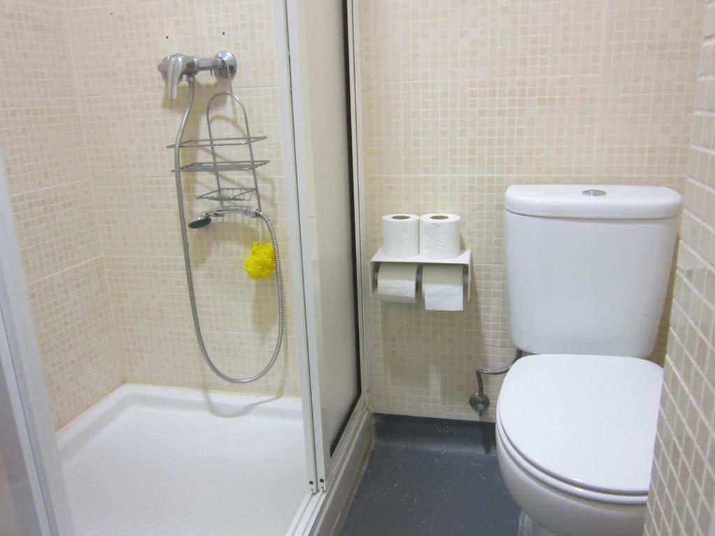 Koupelna v ubytování Hostel Prime Guimaraes