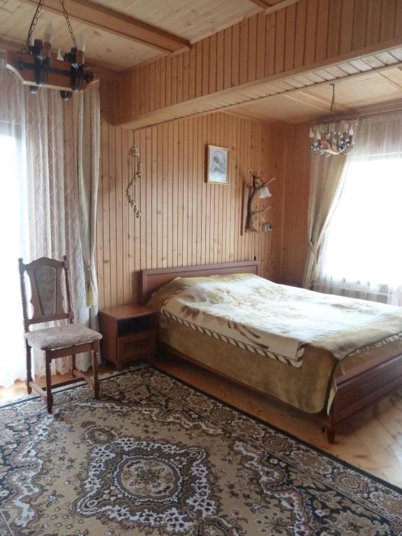 Postel nebo postele na pokoji v ubytování U Olgi