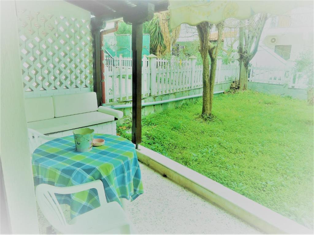 A garden outside Hippocampus Beach House