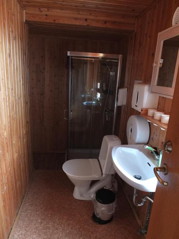 Koupelna v ubytování apartment Neðra-Vatnshorn