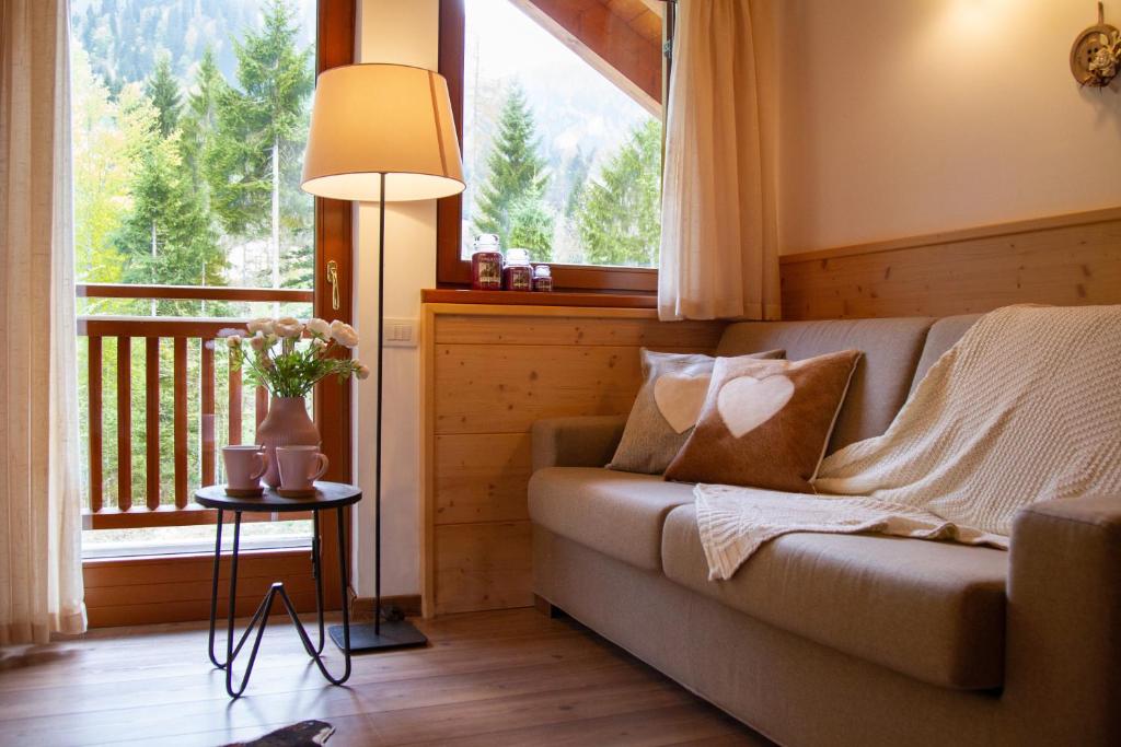 Posezení v ubytování Hotel Chalet Giasenei