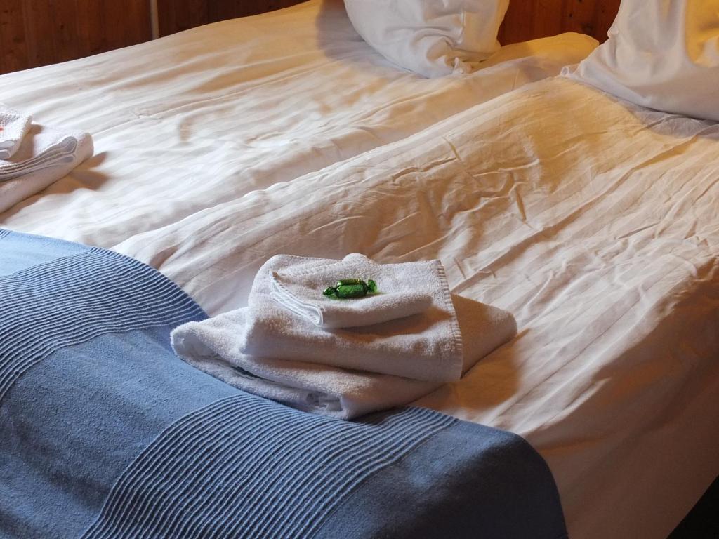Postel nebo postele na pokoji v ubytování apartment Neðra-Vatnshorn