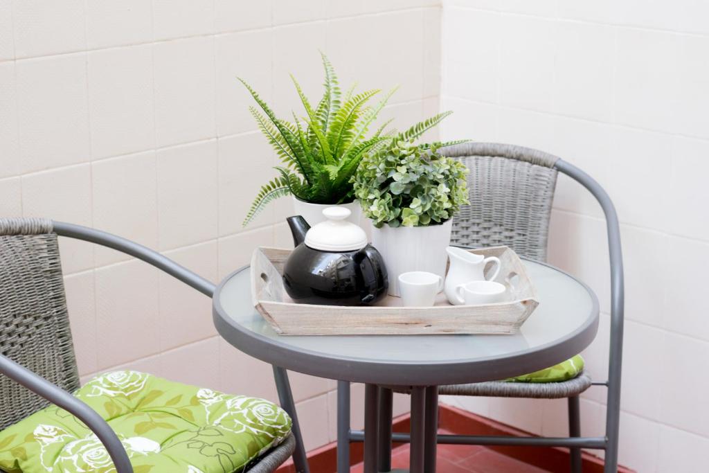 A seating area at Apartamento valencia centro