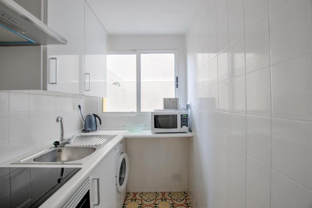 A kitchen or kitchenette at Apartamento valencia centro