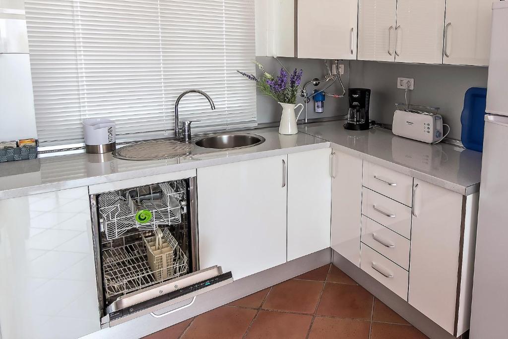 A kitchen or kitchenette at Ocean view La Quinta