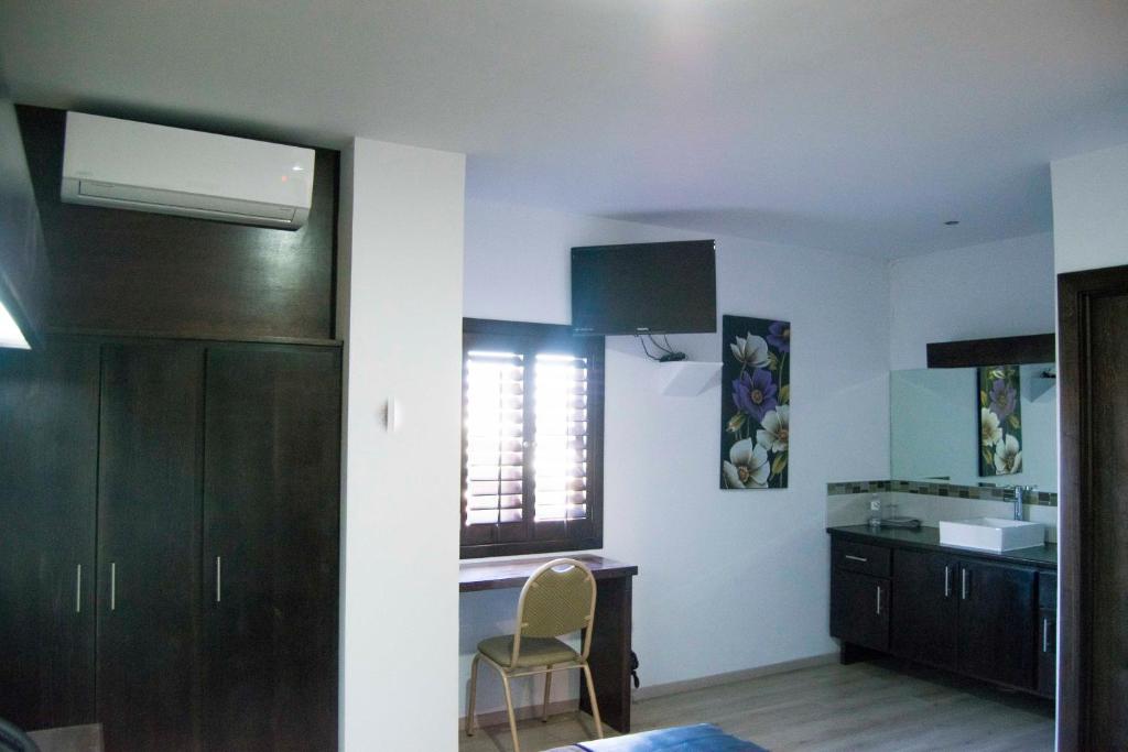 Kuhinja ili čajna kuhinja u objektu Hotel Onix Suites