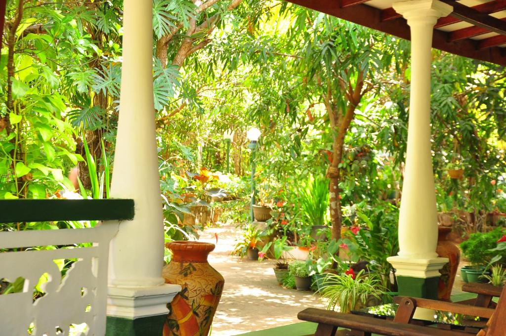 Zahrada ubytování Sigiri Rock Side Home Stay