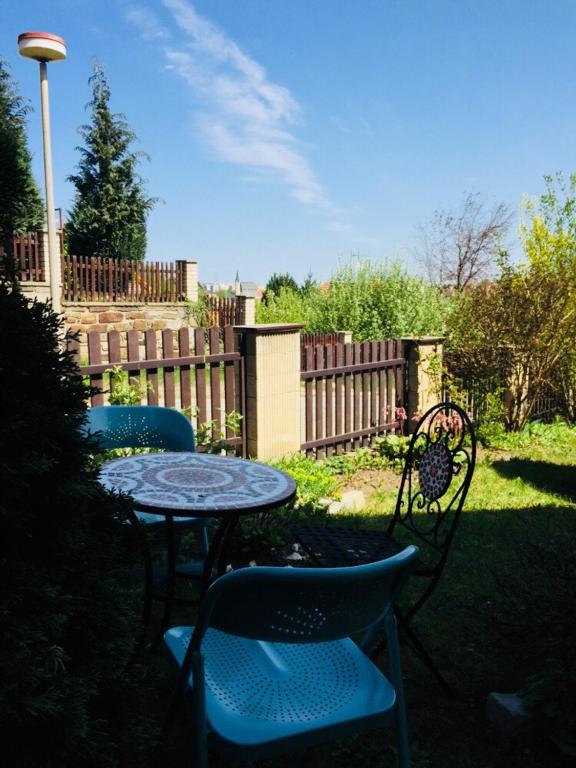 Ogród w obiekcie Villa Cihelna apartments