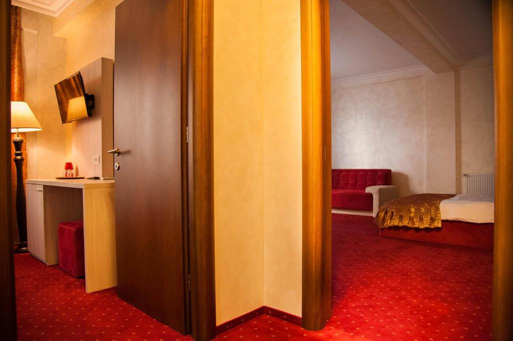 Postel nebo postele na pokoji v ubytování Le Mer
