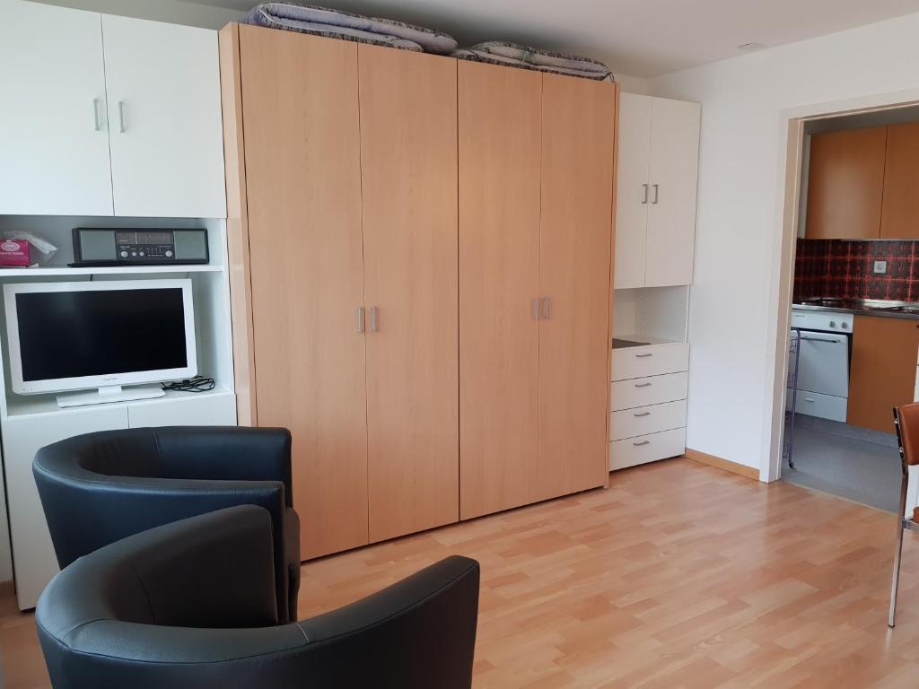 Kuchyň nebo kuchyňský kout v ubytování Haus Marmotta