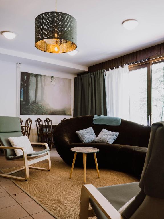 Posezení v ubytování TUBA Apartments