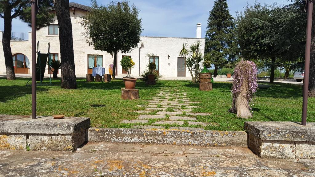 Zahrada ubytování B&B La Grave