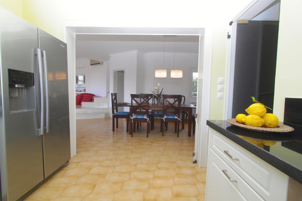 Kuchyň nebo kuchyňský kout v ubytování Villa Dora
