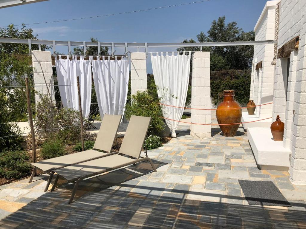Balkón nebo terasa v ubytování Echi di Puglia