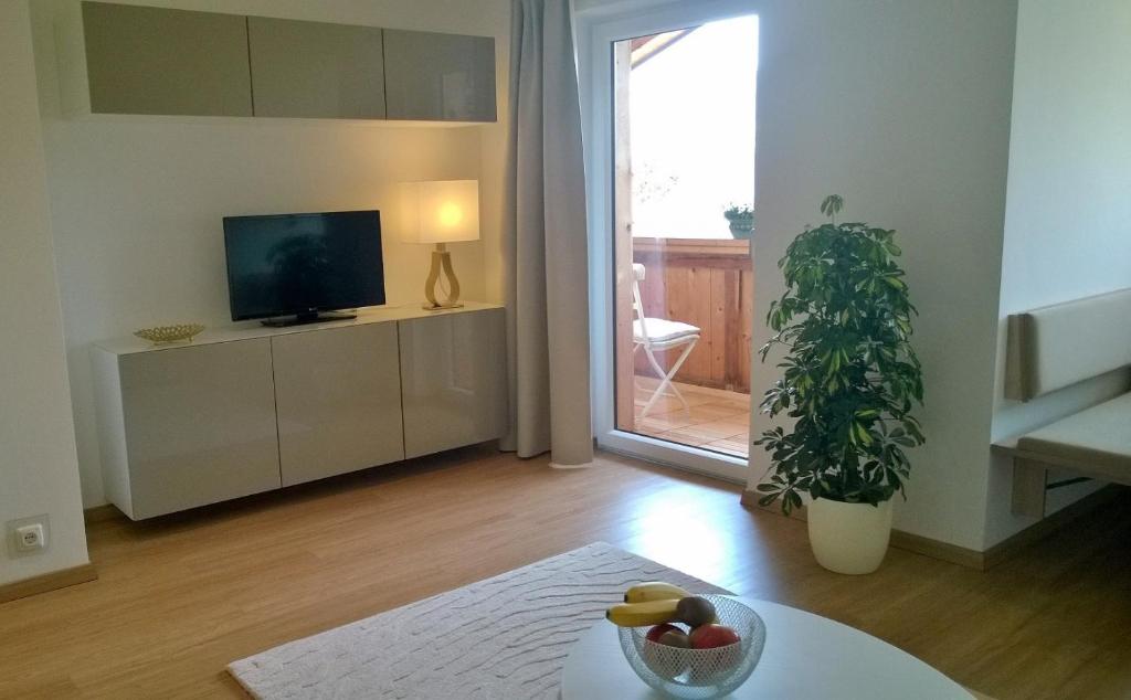 TV a/nebo společenská místnost v ubytování Appartement Kohlnberger