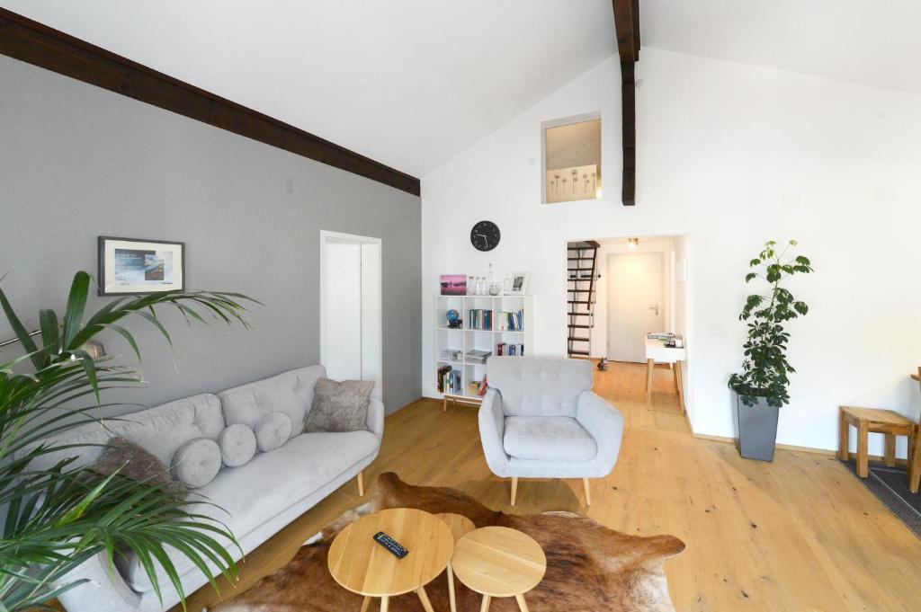 Posezení v ubytování Zer Treichi Appartements