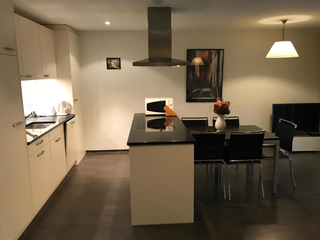 Kuchyň nebo kuchyňský kout v ubytování Skender's Apartment