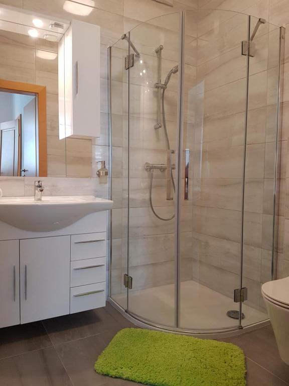 Koupelna v ubytování Gästezimmer Resi