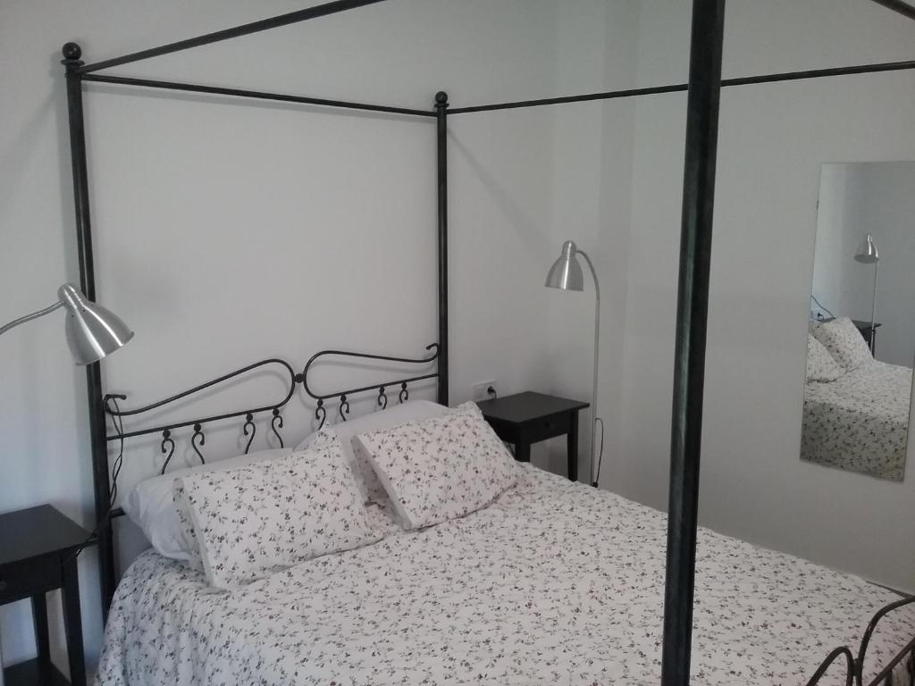 Postel nebo postele na pokoji v ubytování New Trendy apartment
