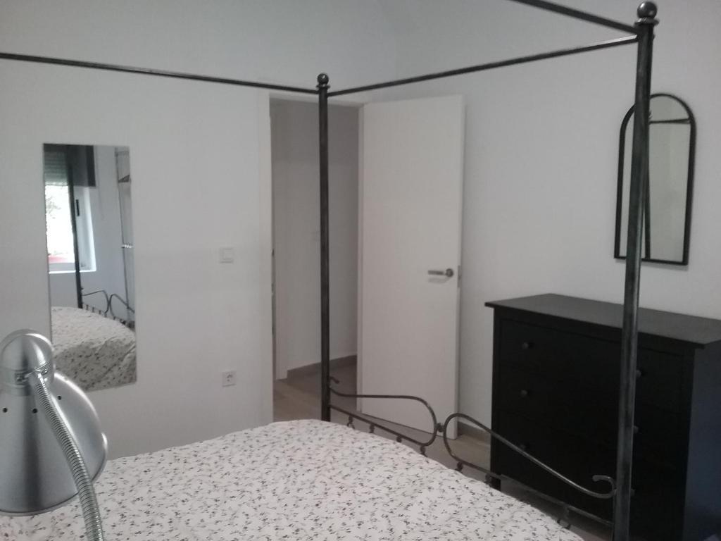 Postel nebo postele na pokoji v ubytování New Trendy apartment