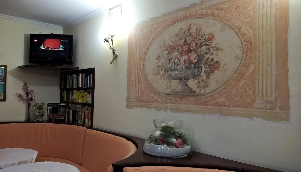 TV a/nebo společenská místnost v ubytování Hotel Rocco