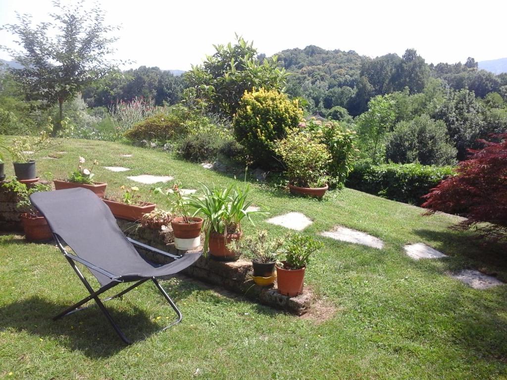 Vonkajšia záhrada v ubytovaní B&B Tre Confini