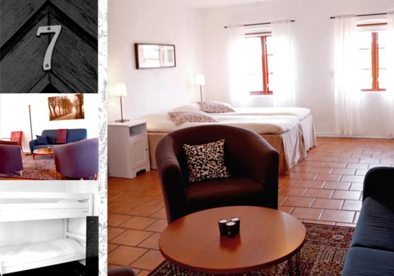 Blåsingsborgs Gårdshotell på Österlen - Chambre Familiale (2 Adultes + 2 Enfants)