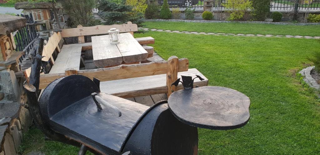 Vonkajšia záhrada v ubytovaní Domek Góralski Chata u Słodkiego Zakopane