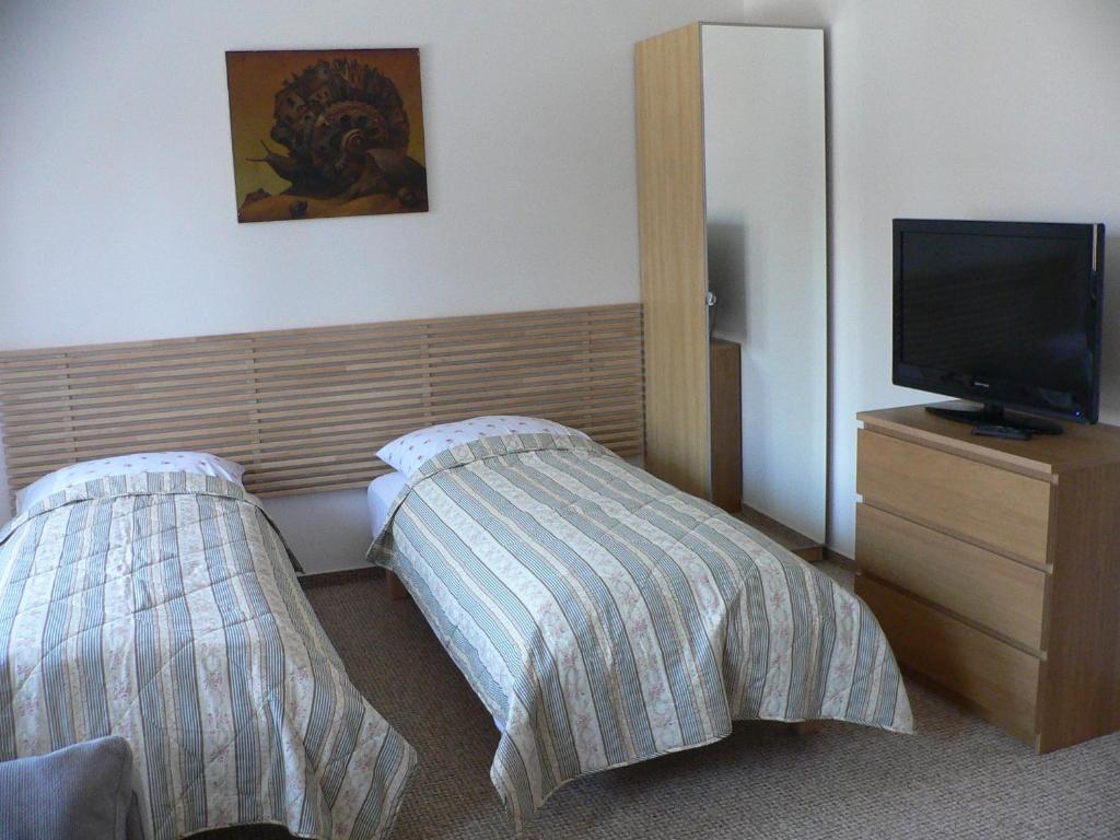 Postel nebo postele na pokoji v ubytování Penzion Speller