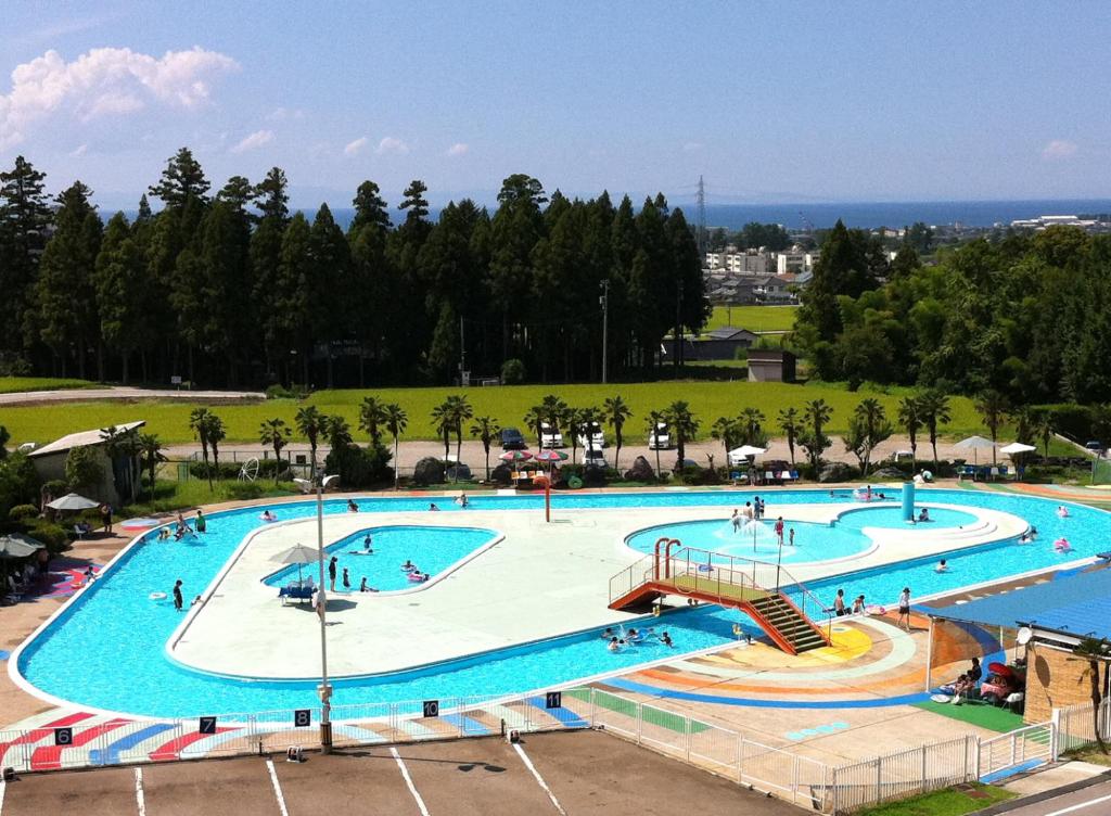 Bazén v ubytování Kintarou Onsen Hotel nebo v jeho okolí