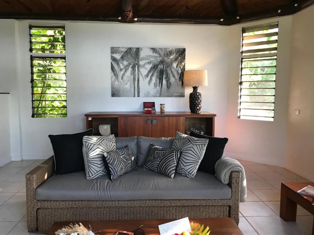 Posezení v ubytování Yasawa Island Resort & Spa