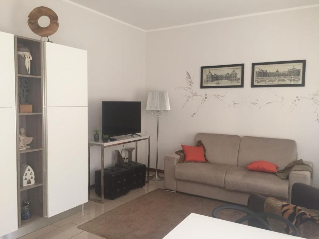 Telewizja i/lub zestaw kina domowego w obiekcie Casa Stella