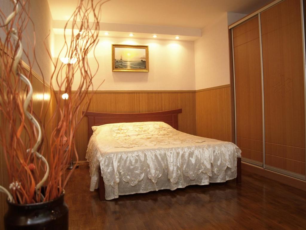 Кровать или кровати в номере Apartment in the city center