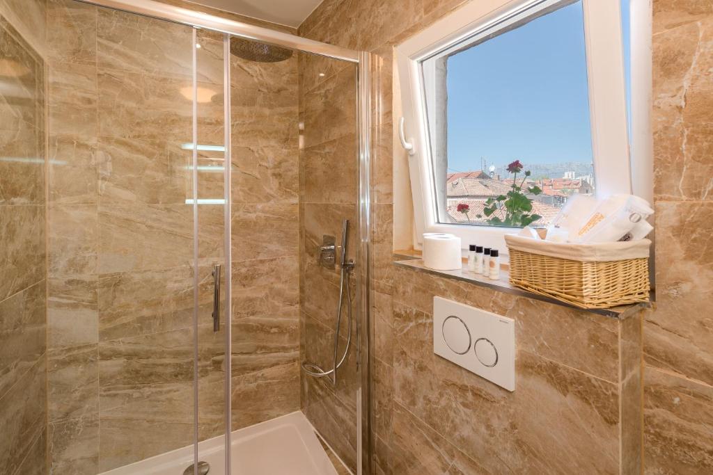Koupelna v ubytování Agava Lux Rooms&Pool