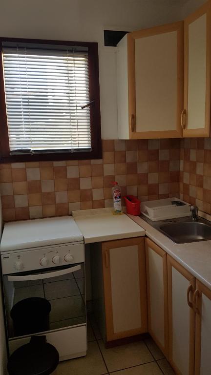 Kuchyň nebo kuchyňský kout v ubytování Apartment Ecio