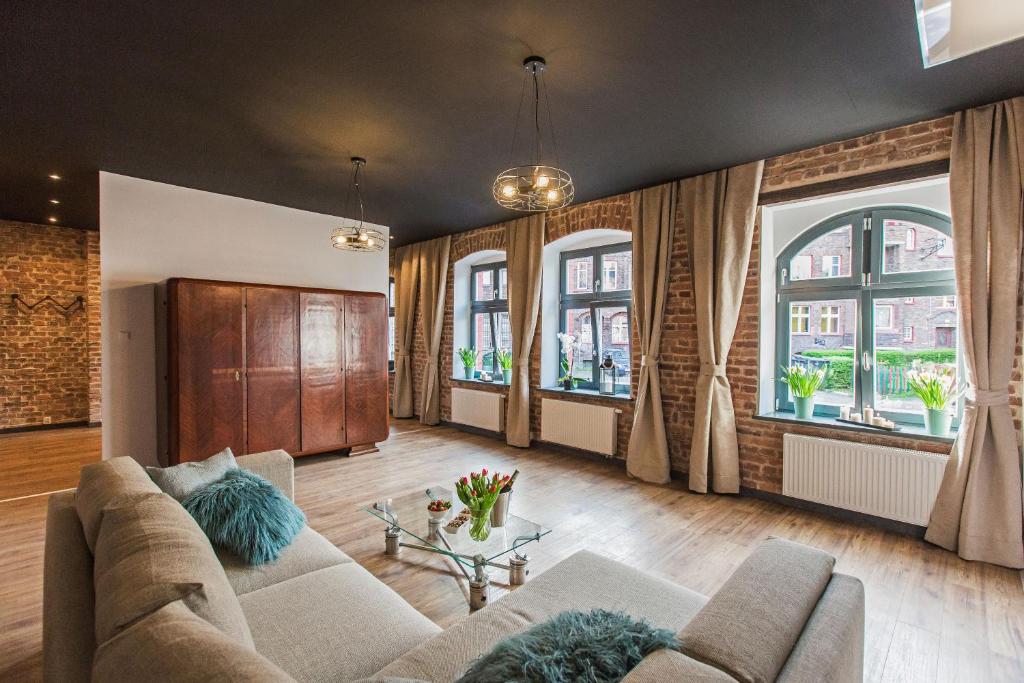Χώρος καθιστικού στο Zillmann Apartment