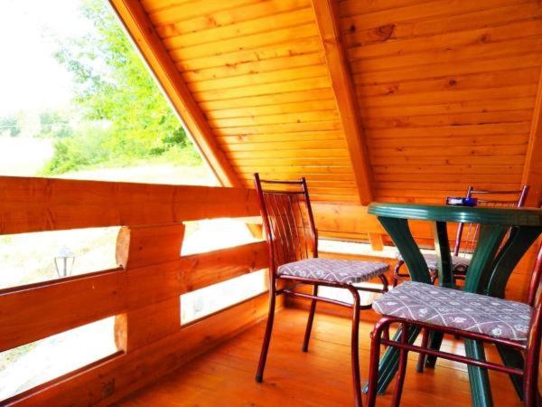 Balkón nebo terasa v ubytování Motel Krstac