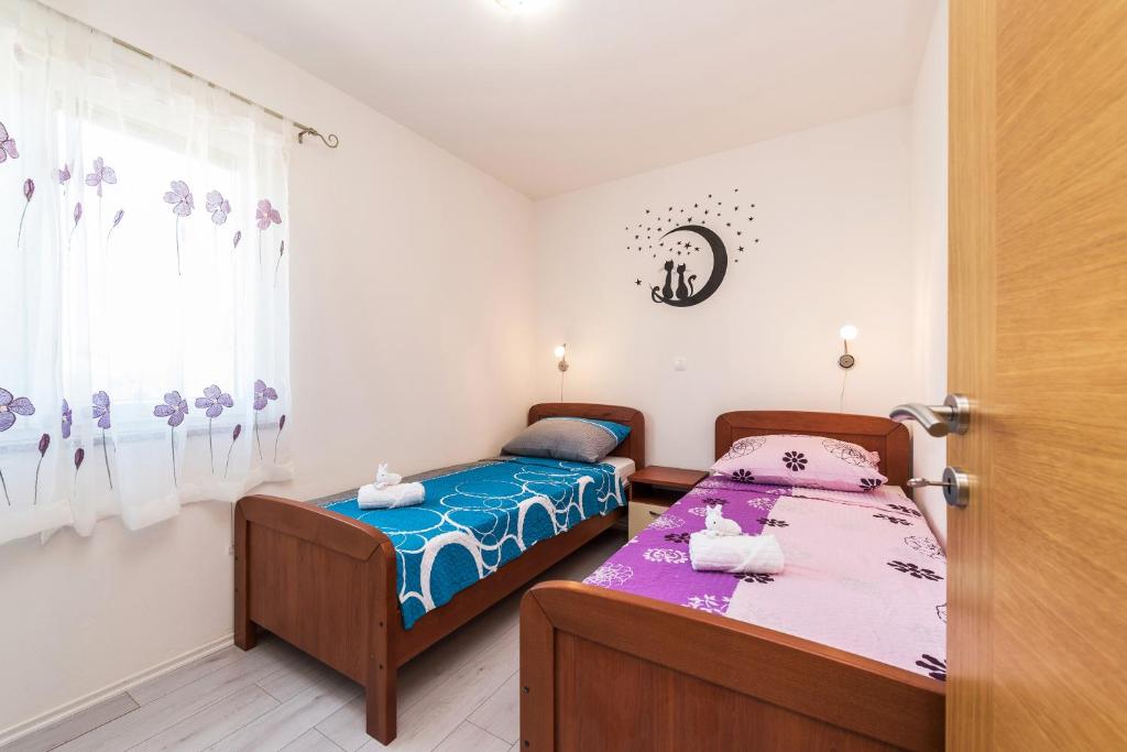 Posteľ alebo postele v izbe v ubytovaní Apartman Micko
