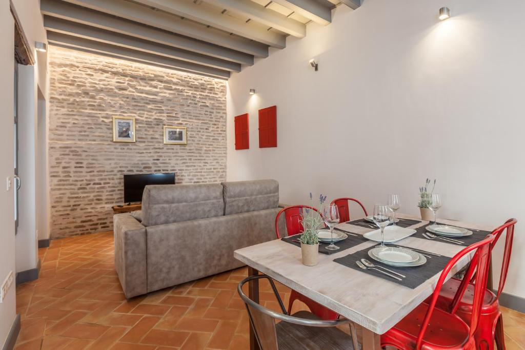 Posezení v ubytování Casas de Sevilla - Apartamentos Tintes12